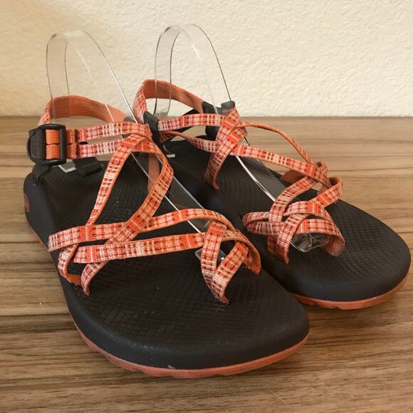 Chaco Shoes - Chaco ZX/2 Womens Size 10 Classic Strappy Sandals Orange Brown